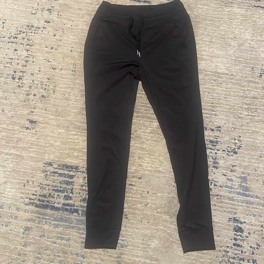 Black Halara joggers. Size large.